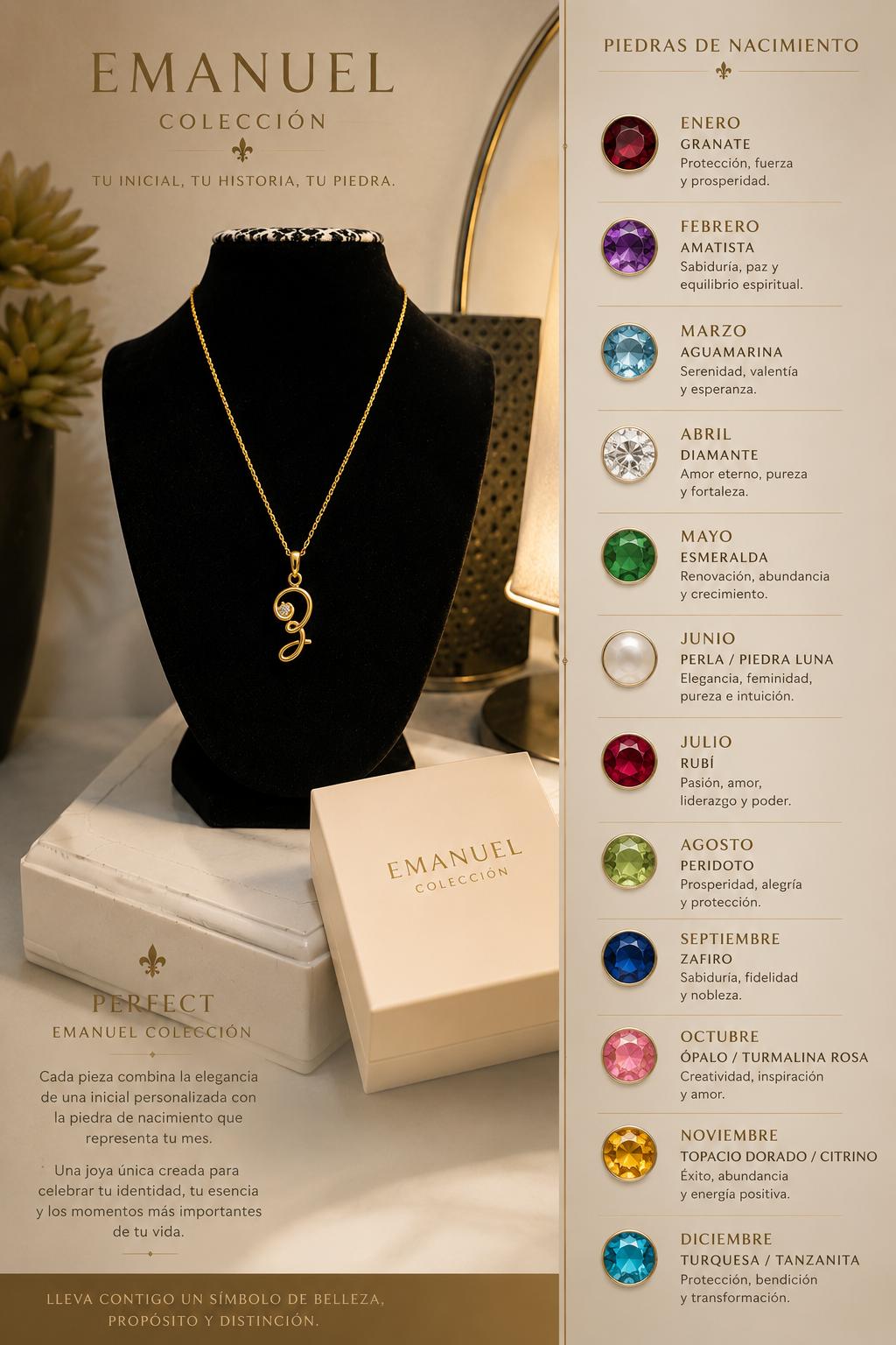 Collar Inicial Emanuel Collection